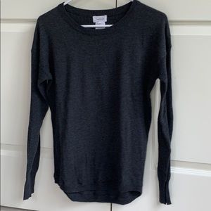 Twenty5a Gray sweater long sleeve small